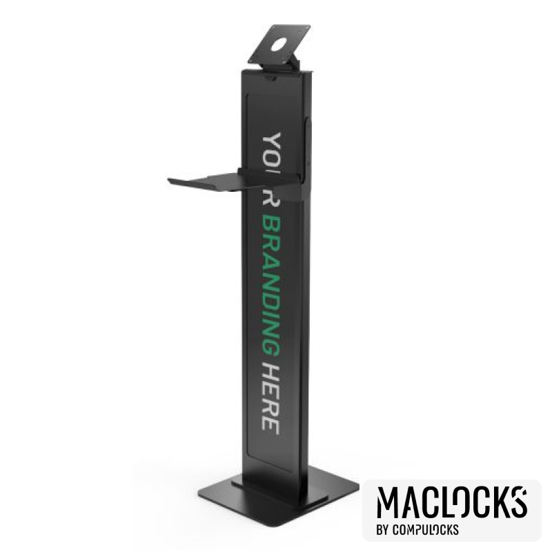 Visitor kiosk stand - Brandable VESA Mount Security Floor Stand
