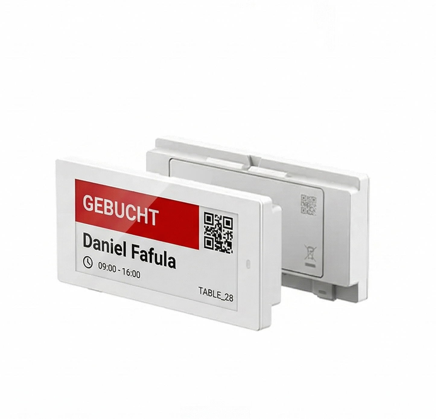2,9" ePaper desk booking display | white